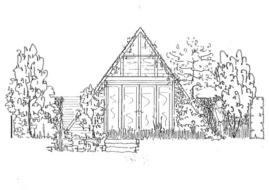 Axonmetric - Garden Design Gloucestershire
